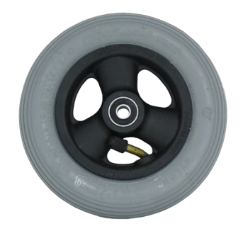 6x1 1/4 MBL Pneumatic Castor complete, Tire/Tube/Bearings